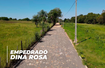 ¡Avance de empedrado Barrio Dina Rosa!