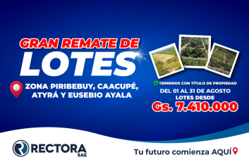 ¡REMATAMOS TODO CON PRECIOS DESDE Gs. 7.410.000!