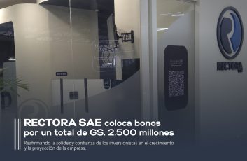 ¡Concretamos exitosamente la colocación de bonos por Gs. 2.500 millones!