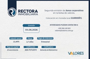 ¡Nueva emisión de bonos corporativos!