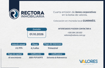 ¡NUEVA EMISIÓN DE BONOS!